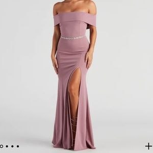 Formal High Slit Dress
